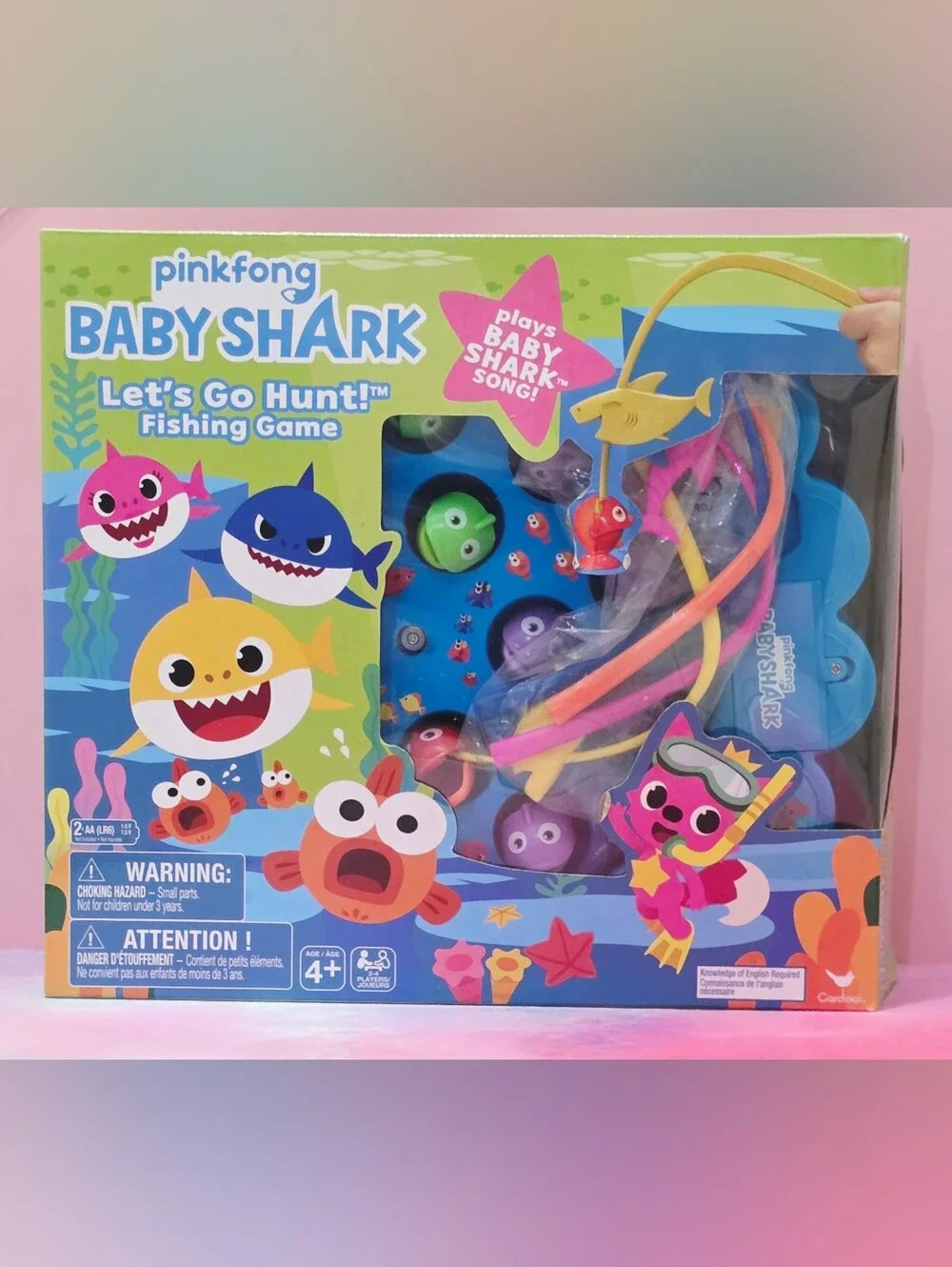 Pinkfong Baby Shark Let's Go Hunt Fishing Game - Plays the Baby Shark Song